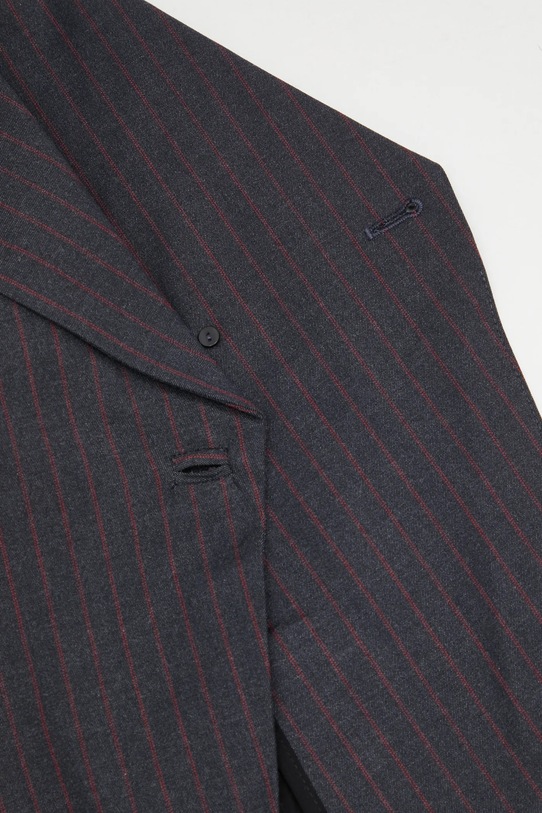 GANNI marynarka Stretch Stripe W0578 szary