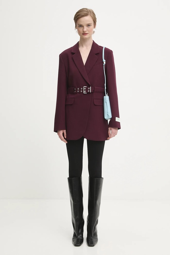 GANNI marynarka Future Twill Suiting W0403