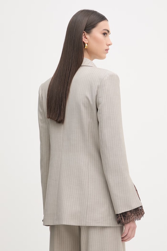 Odzież Haveone marynarka dwurzędowa damska JGE.P031 beżowy