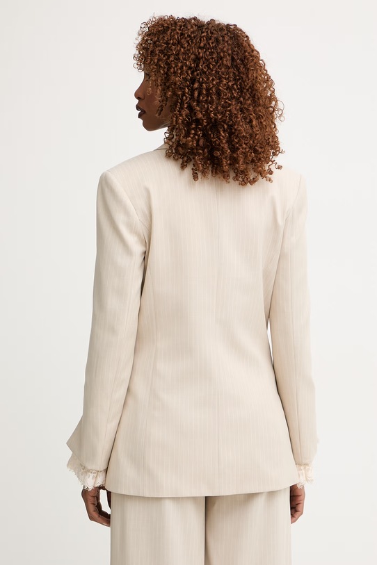 Îmbrăcăminte Haveone Sacou cu două rânduri de nasturi de damă JGE.P031 bej