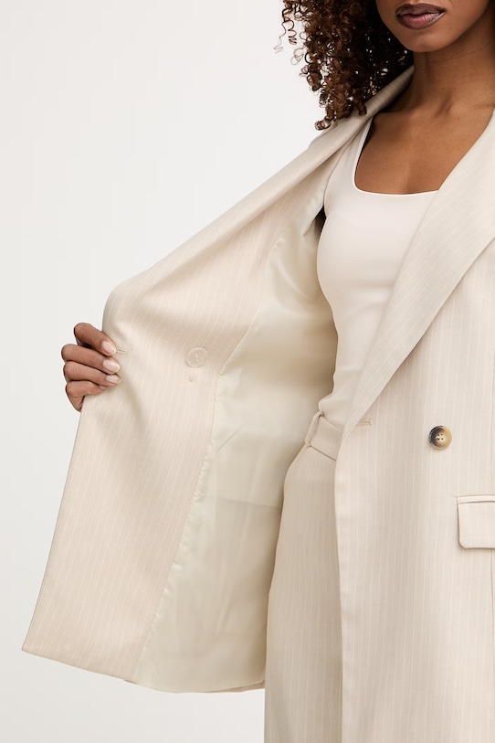 Haveone Sacou cu două rânduri de nasturi de damă JGE.P031