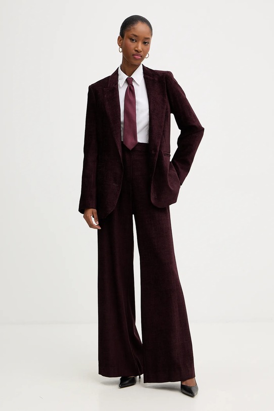 Haveone marynarka JCB.P002 bordowy AW25