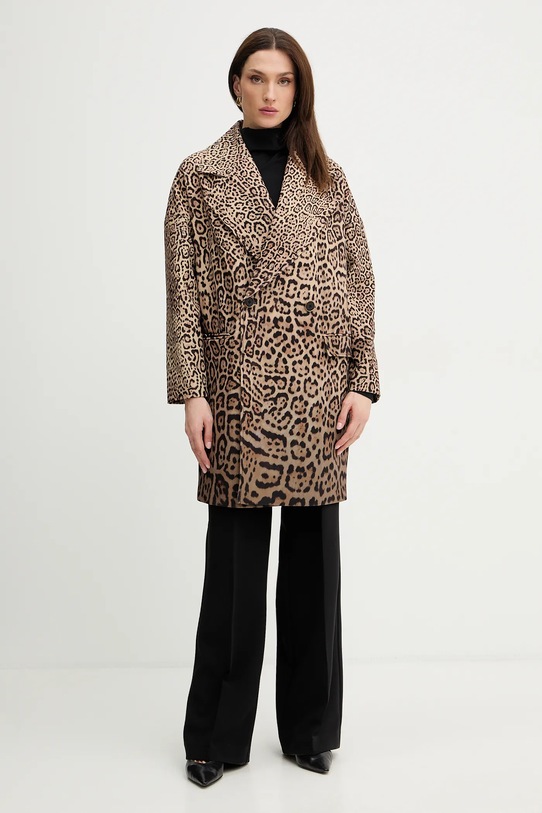 Marciano by Guess płaszcz MINA brązowy 5YGL20.7348A