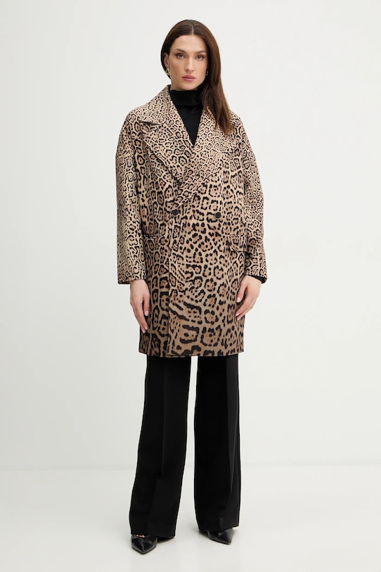 Marciano by Guess płaszcz MINA brązowy 5YGL20.7348A