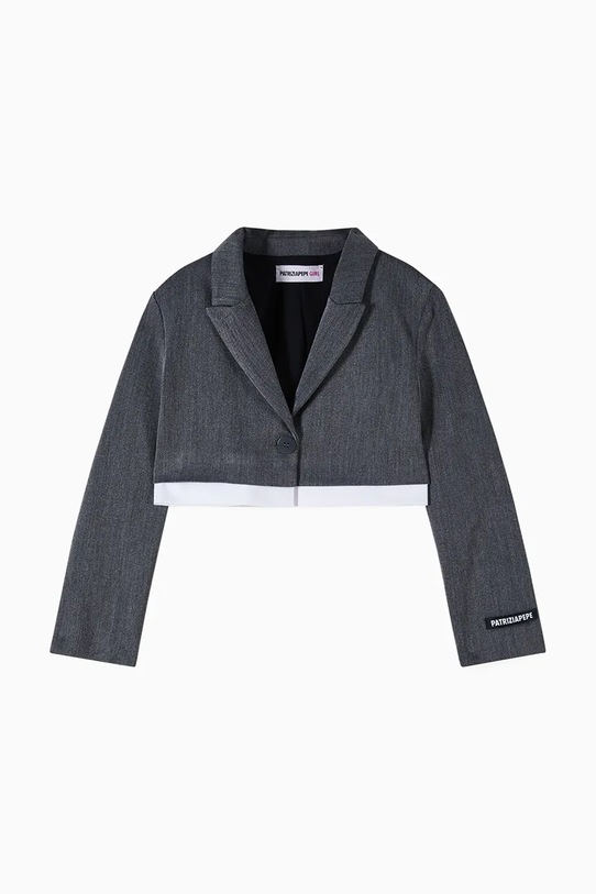 Patrizia Pepe marynarka dziecięca A676 7S0280 szary AW25