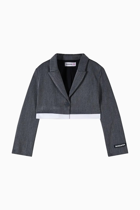 Patrizia Pepe marynarka dziecięca A676 7S0280 szary AW25