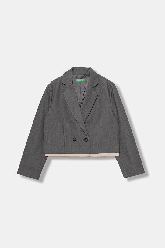 Detské sako United Colors of Benetton látka sivá 20ZBCW00M.G.seasonal