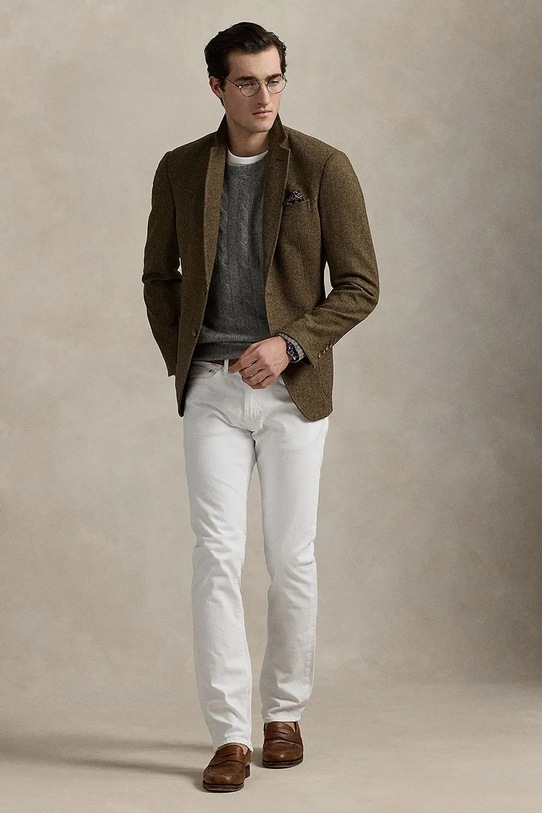 Abbigliamento Polo Ralph Lauren giacca 715966592 marrone