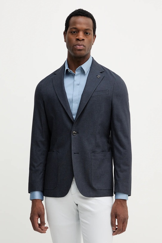 Sako Tommy Hilfiger jednofarebný tmavomodrá MW0MW39743