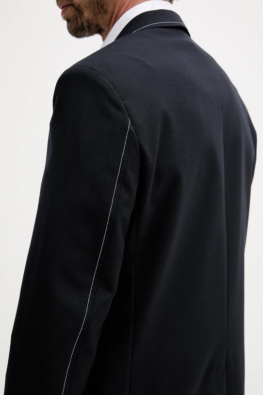 Вълнено сако BOSS 50545808 тъмносин