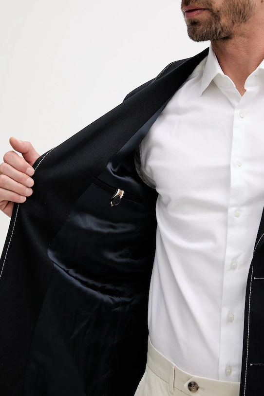 Вълнено сако BOSS 50545808