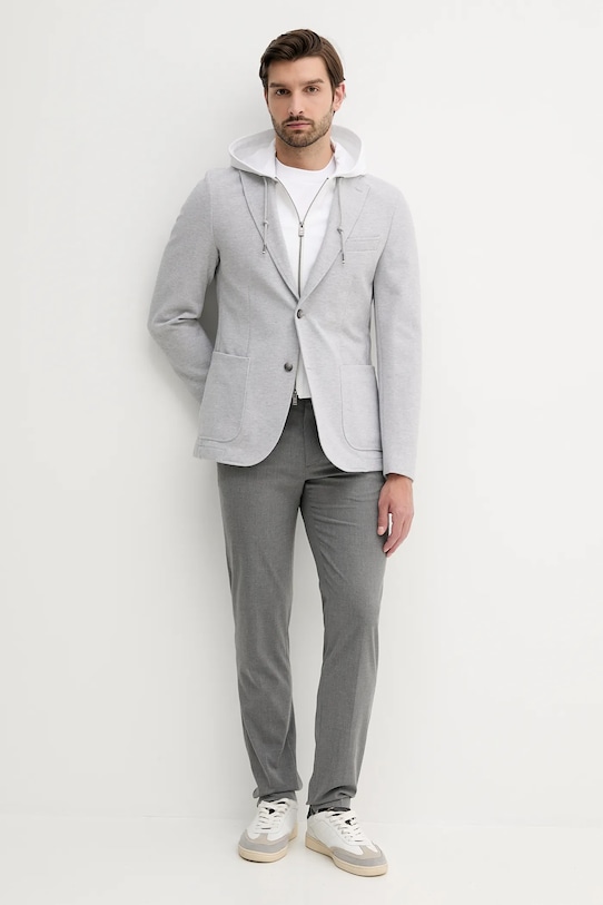 BOSS marynarka 50545835 szary AW25