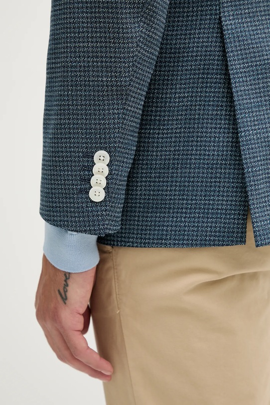 BOSS marynarka wełniana 50545859 niebieski