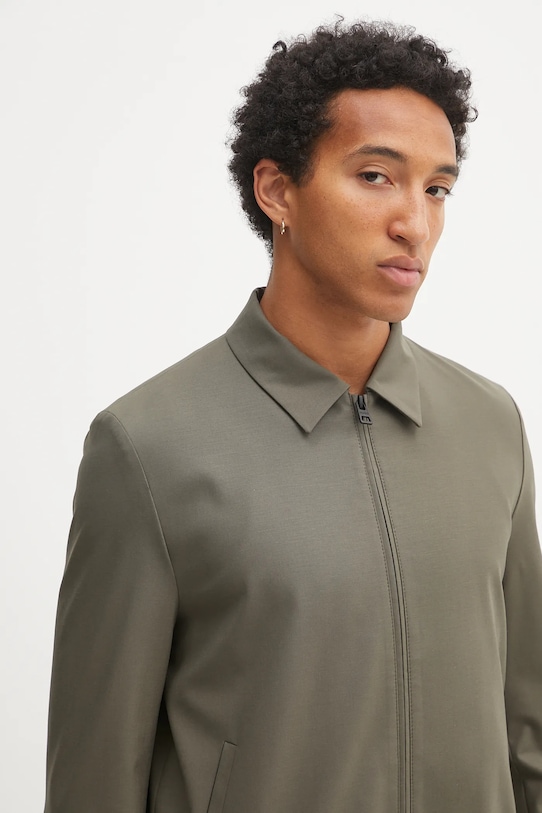 HUGO giacca in lana verde 50544903