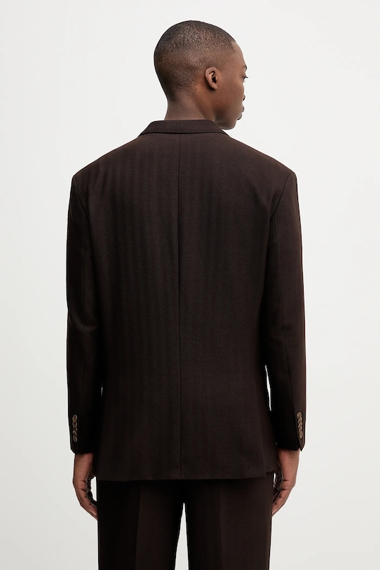 Odzież HUGO marynarka z domieszką wełny 50549673 brązowy