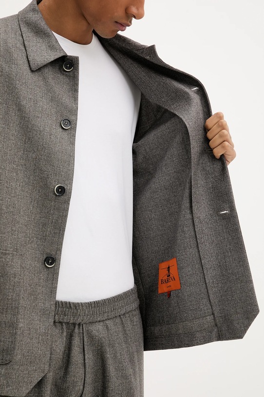 BARENA VENEZIA geacă de lână Overshirt Visal OSU5300.501