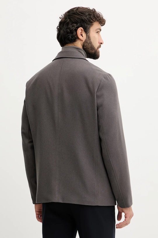 Odzież Armani Exchange marynarka z dodatkiem wełny XM001873.AF16644 szary