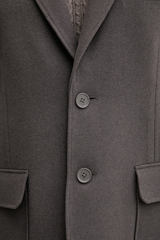 Armani Exchange marynarka z dodatkiem wełny XM001873.AF16644 szary