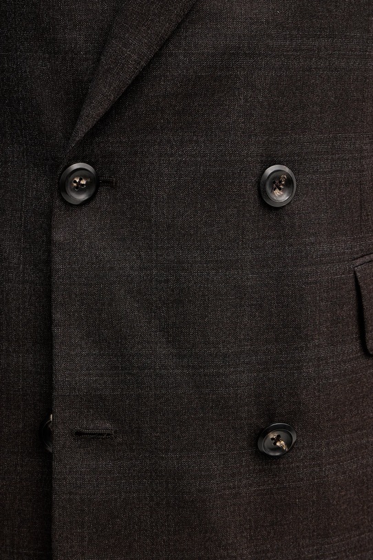 Emporio Armani marynarka wełniana EM004082.TE18270 brązowy