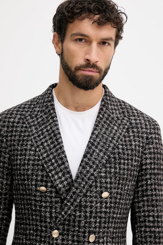 Joop! marynarka z dodatkiem wełny szary 30048868