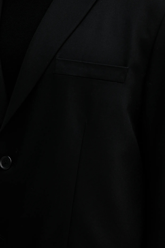 Armani Exchange marynarka z domieszką wełny XM001195.AF16678 czarny