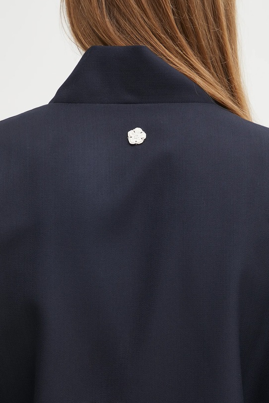 Kenzo marynarka wełniana Kimono FE65VE1409RE granatowy