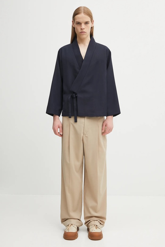 Kenzo marynarka wełniana Kimono FE65VE1409RE