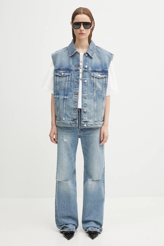 Anine Bing kamizelka jeansowa rory vest A.01.10857