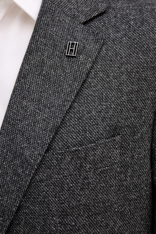 Sako s přídavkem vlny Tommy Hilfiger MW0MW40762 šedá