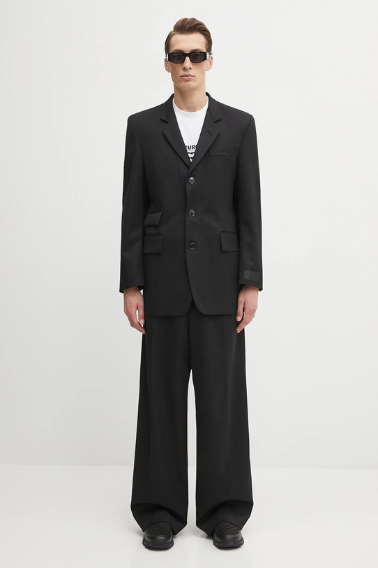 VETEMENTS marynarka wełniana Fitted Zip Tailored UH76TJ500B