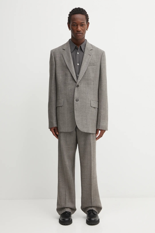 Our Legacy wool blazer Ceremony M4250CB brown