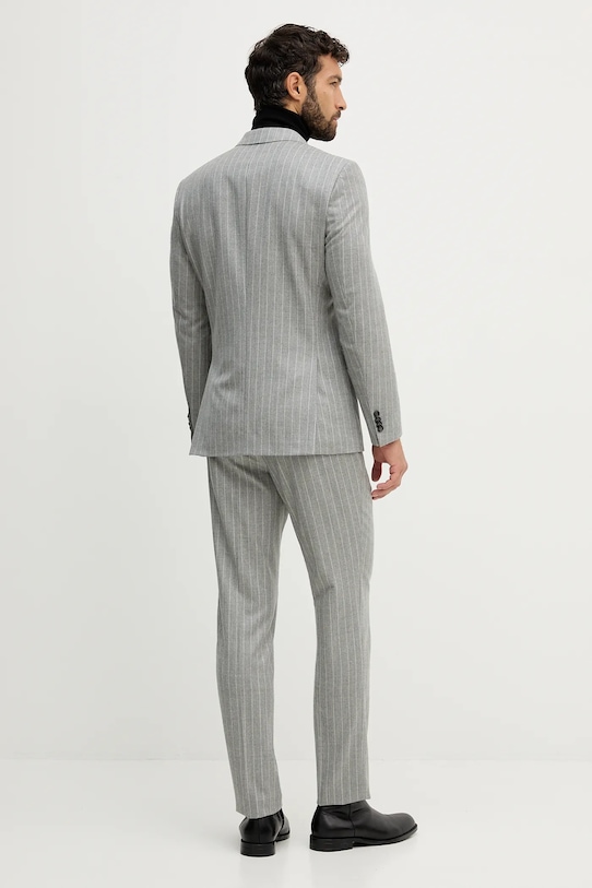 BOSS garnitur wełniany szary 50551756