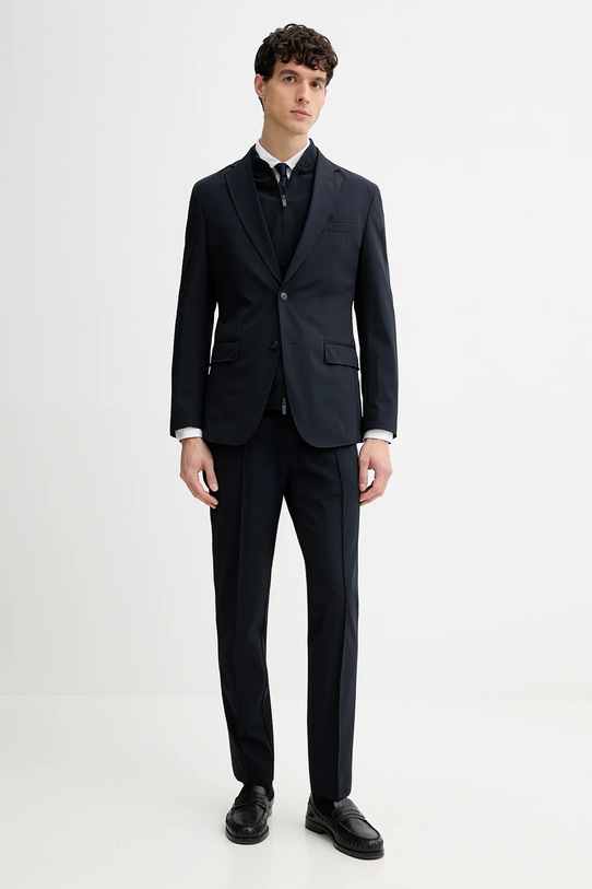 BOSS garnitur tkanina granatowy 50554433