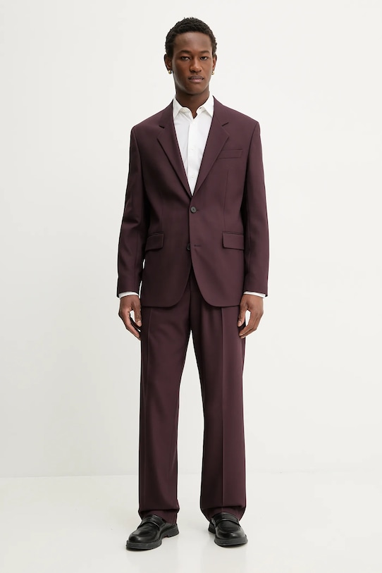 HUGO marynarka 50544622 fioletowy AW25