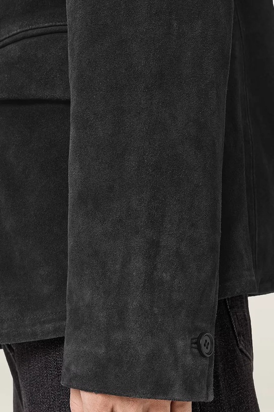 Одежда Замшевый пиджак AllSaints HORNETT M020LD чёрный