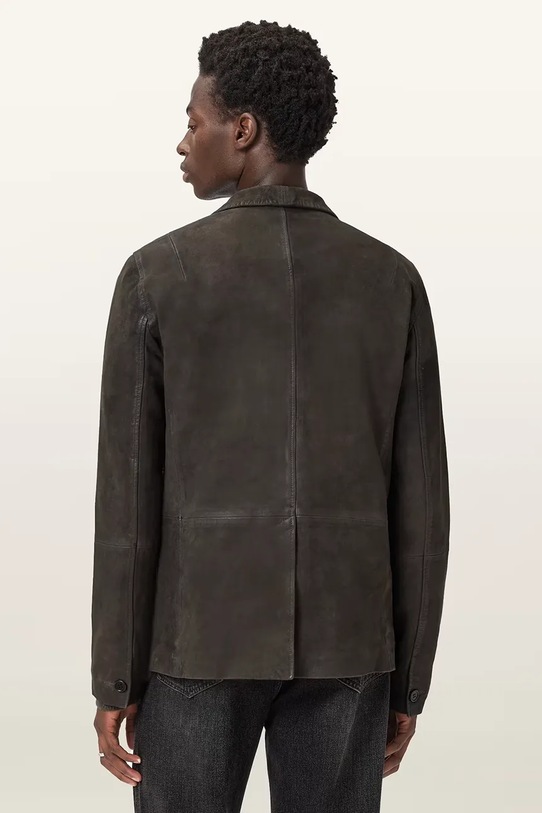 Замшевый пиджак AllSaints MONET коричневый M018LC