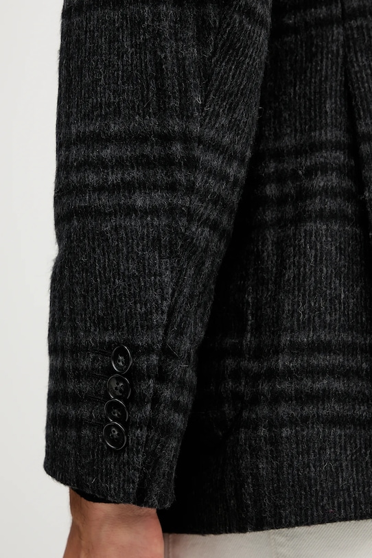 Bunda s prímesou vlny Tommy Hilfiger FSTHL6505.FSTH512 sivá