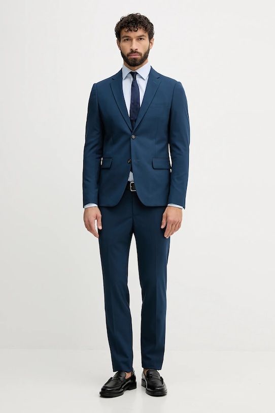 Lindbergh garnitur tkanina granatowy 30.61040