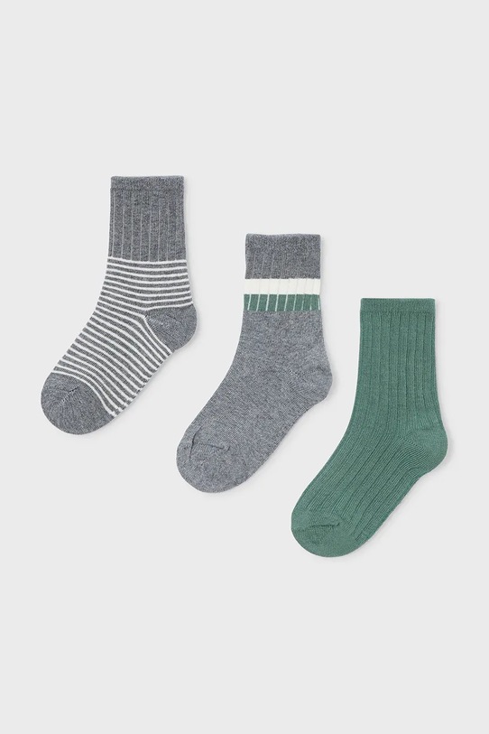 Mayoral skarpetki dziecięce 3-pack zielony 10052.5J.Mini.9BYA