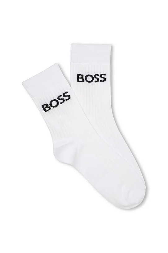 BOSS skarpetki dziecięce 5-pack J52638 biały AW25