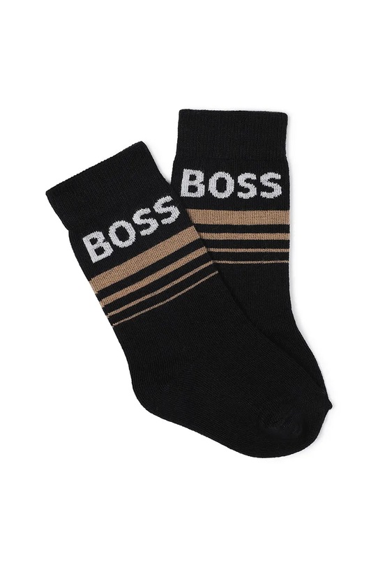 Dečki Otroške nogavice BOSS J52654 črna