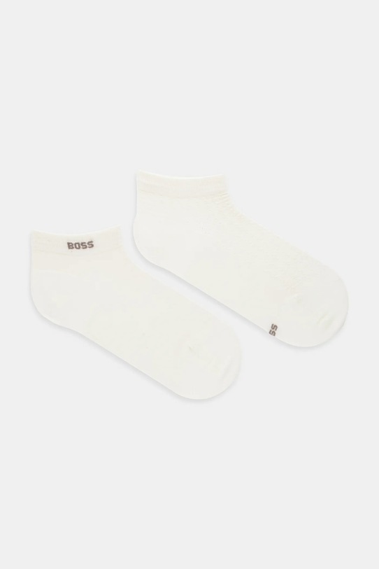 BOSS skarpetki 2-pack aplikacja beżowy 50544227