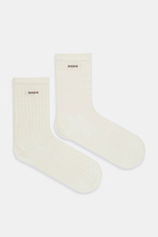 BOSS skarpetki 2-pack skarpetki długie beżowy 50543594