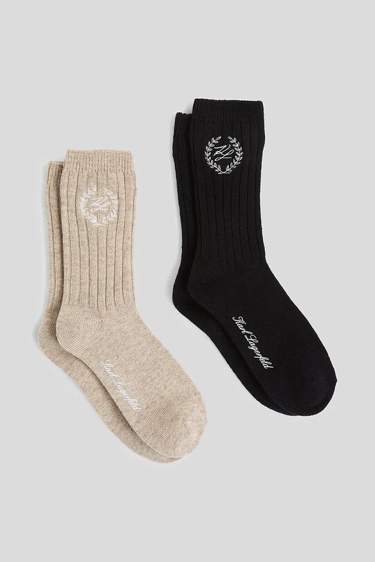 Носки с примесью шерсти Karl Lagerfeld 2 шт K/HOTEL A3W47035 мультиколор AW25