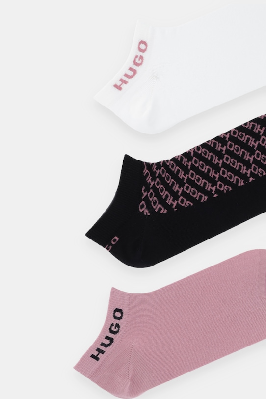 HUGO șosete 3-pack 50543195 roz AW25
