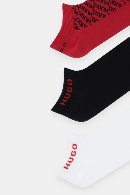 Κάλτσες HUGO 3-pack 50543195 κόκκινο AW25