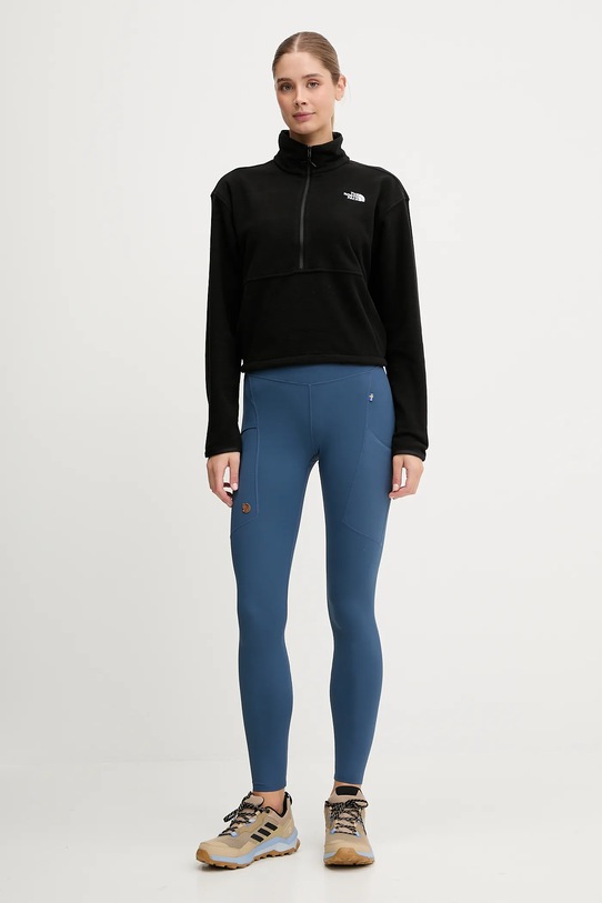 Fjallraven legginsy sportowe Abisko F84773.534 niebieski AW25
