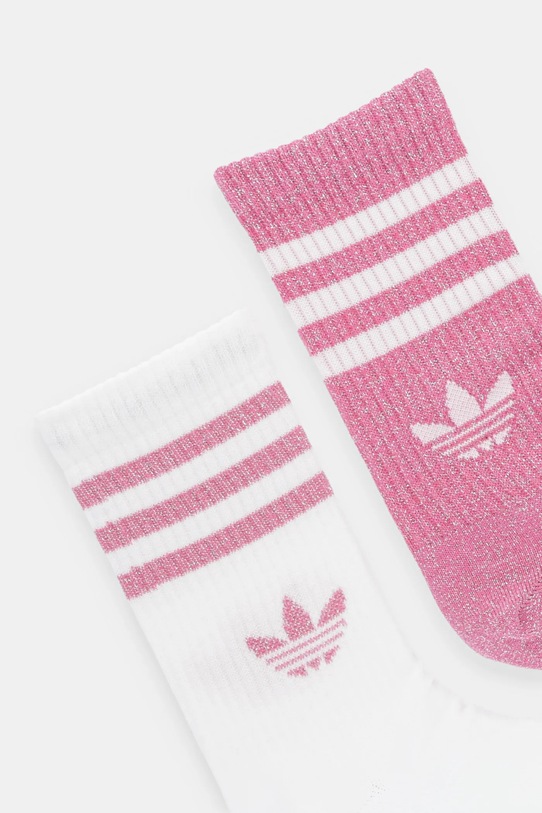 adidas Originals sosete 3-Stripes 2-pack JX5205 roz AW25