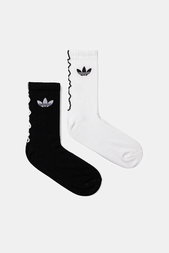 adidas Originals skarpetki Ruffle Crew 2-pack skarpetki długie biały JX5211
