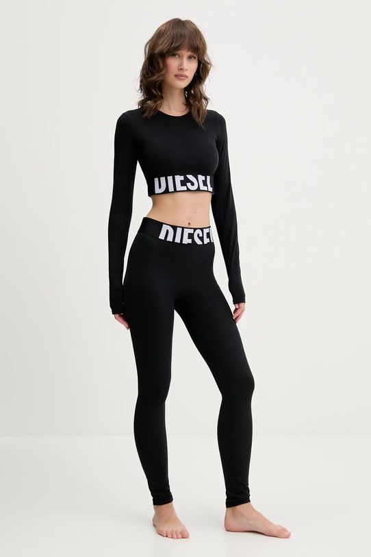 Diesel legginsy ADELINE-D-POP A18279.0PLAR czarny AW25